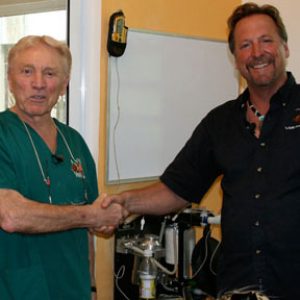 Dr. Pete Emily and Dr. Ole Alcumbrac